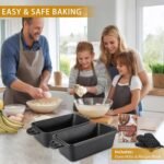 Cast Iron Loaf Pan with Lid 9x5 Inch - Bread Baking Pans for Homemade Bread, 2 Piece Set - Image 4