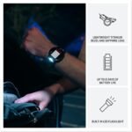 Garmin® Forerunner® 970, Premium GPS Running and Triathlon Smartwatch, AMOLED Display, Built-in LED Flashlight, Titanium with Whitestone Case and Whitestone/Translucent Amp Yellow Band - Image 4
