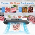 Inkbird Vacuum Sealer Machine with Starter Kit, Automatic PowerVac Air Sealing Machine for Food Preservation, Dry & Moist Sealing Modes,Built-in Cutter,Easy Cleaning Storage - Image 3