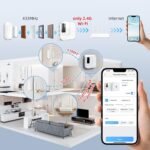 Door Chime,Sanjie WiFi Door Sensor Open Chime When Entering for Business/Home/Store/Office Alert Your Phone,Alarms for Kids Safety,500 FT Range,20 Ringtones ,2 Sensors 1 Receiver - Image 5