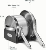 Caraway Stainless Steel Mini Duo - 5-Ply Stainless Steel Fry Pan (8 In) & Sauce Pan (1.75 Qt) - Oven Safe & Stovetop Agnostic - Non Toxic, PTFE & PFOA Free - Image 4