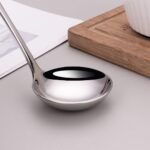 1-Piece Sauce Ladle and 1-Piece Gravy Ladle, 18/10 Stainless Steel, Dishwasher Safe(Silver) - Image 4