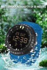 Men's Military Watches Sports Waterproof Watch with Calendar Alarm Stopwatch Night Light Perfect for Running Climbing and Hiking - Image 6