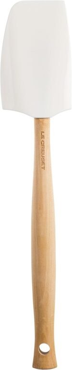 Le Creuset Silicone Craft Series Utensil Set with Stoneware Crock, 5 pc., White - Image 4