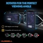 HUSSELL Magnetic Phone Car Mount, Air Vent Phone Mount for Car 360° Adjustable Universal Magnet Phone Holder - Compatible with Any Cell Phone, iPhone Galaxy LG Huawei - Image 5