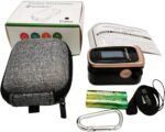Oxygen Saturation Monitor, Wrinery Premium Pulse Oximeter Fingertip, Oxygen Monitor, O2 Saturation Monitor, OLED Portable Oximetry with Batteries, Lanyard (Rose gold-Royal black) - Image 5