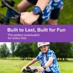 myFirst Fone R2 (North America Version) Kids Smartwatch with eSIM Video Calls Messaging Real-Time GPS Tracking SOS Button Safety Alerts Music Player Gift for Boys & Girls (Acai Purple) - Image 3