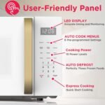 FRIGIDAIRE 1.05 cu. ft. Retro Microwave, WhiteGold - Image 3