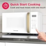 FRIGIDAIRE 1.05 cu. ft. Retro Microwave, WhiteGold - Image 4
