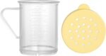 Restaurantware Spice Shaker 1 Count Plastic Shaker, Durable Seasoning Dredge with Yellow Coarse Lid, Clear Shaker for Commercial Kitchens, Pizzerias, and Bakeries - Image 6