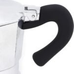 Any Morning Cuban & Italian Style Stovetop Moka Pot, 6-Cup Stainless Steel Espresso Coffee Maker, PBA-Free Greca – Perfect for Home, Camping & Travel, 8 Oz, Silver - Image 5