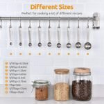 Measuring Spoons: U-Taste 18/8 Stainless Steel Measuring Spoons Set of 9 Piece: 1/16 TSP, 1/8 TSP, 1/4 TSP, 1/3 TSP, 1/2 TSP, 3/4 TSP, 1 TSP, 1/2 tbsp & 1 tbsp Dry and Liquid Ingredients - Image 3