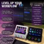 Macro Pad, Streaming Deck Stream Controller Soundboard Keypad, Programmable Keys USB Shortcut Keyboard for Gamer Streamer, Audio Mixer for OBS, YouTube, Office Desk Setup, PC, Mac - Image 4