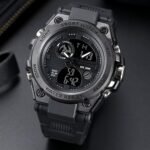 Military Tactical Sport Watch for Men, LED Stopwatch Black Digital Display Wristwatch, Waterproof Outdoor Activities Watches for Running and Workout - Image 6