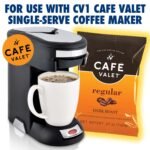 Café Valet Regular Dark Roast Single Serve Coffee Packets – 84 Count – For Use with Café Valet Single Serve Cofee Makers – Disposable Brew Basket & Cofee Pack - Image 5