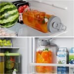 Glass Mason Jar Pitcher, 64 oz Wide Mouth Jug with Pour Spout Handle Lid for Cold Brew Coffee, Ice Beverage, Iced Juice, Lemonade, Sun Tea, Fruit Drinks Container - Image 5
