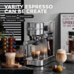 20-Bar Espresso Machine & Coffee Machine – Compatible with N Espresso Capsule & Coffee Ground,Stainless Steel Milk Frother – 34 oz Espresso Cup - Latte Machine & Cappuccino Machine - Image 5