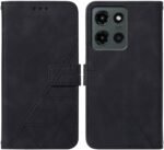 for Moto G 2025 Case Wallet, Card Holder Slots, Wrist Strap, TPU Interior Phone Protective, Stand PU Leather Folio Flip Cases Cover for Moto G - 2025 (Black) - Image 6