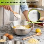 5-Piece Stainless Steel Mixing Bowls Set for Kitchen, Nesting Bowls for Mixing, Baking, Prepping, Cooking and Serving Food, Metal Mixing Bowls Dishwasher Safe - Image 4