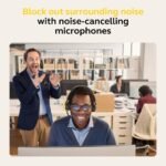 Jabra Evolve2 50 Wired Stereo Headset - with AirComfort Technology, Noise-Cancelling Mics & Active Noise Cancellation - MS Teams Certified, Works with All Other Platforms - Black - Image 4
