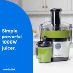 NutriBullet Juicer Pro Centrifugal Juicer Machine for Fruit, Vegetables, and Food Prep, 27 Ounces/1.5 Liters, 1000 Watts, Silver, NBJ50200 - Image 3