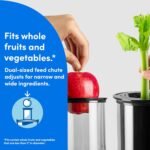 NutriBullet Juicer Pro Centrifugal Juicer Machine for Fruit, Vegetables, and Food Prep, 27 Ounces/1.5 Liters, 1000 Watts, Silver, NBJ50200 - Image 4