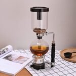 LUEUR Siphon Coffee Maker, Vacuum Coffee Brewer, Heat-Resistant 5-Cup Glass Siphon Coffee Maker with Reusable Cloth Filter, Hot Tea Maker for Home, Household and Office - Image 3
