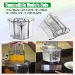FP-13DPA 13-Cup Food Processor Pusher Assembly(Small, Medium, Large) Compatible with Cuisinart Models FP-13DGM, FP-13DSV,CFP-26SVPC, & SFP-13 - Image 3