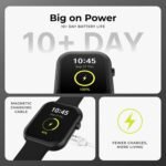 iTouch AIR 5 PRO Smartwatch – 1.96” AMOLED Display, GPS, Bluetooth Calling, 100+ Sport Modes, 24/7 Heart Rate, SPO₂, Stress & Sleep Tracking, 3ATM Water Resistant – Android & iOS (Black/Black) - Image 4