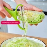 Green Cabbage Shredder, Stainless Steel Fruit Vegetable Potato Peeler Cabbage Graters Kitchen Must Have for Home Restaurants, Graters, Peelers and Slicers(18 * 12cm) - Image 4