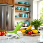 Green Cabbage Shredder, Stainless Steel Fruit Vegetable Potato Peeler Cabbage Graters Kitchen Must Have for Home Restaurants, Graters, Peelers and Slicers(18 * 12cm) - Image 5