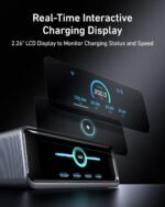 Anker Prime Charging Station, 250W 6-Port GaN USB C Charger, 2.26" LCD Smart Display Control, Compatible with iPhone, Galaxy, MacBook, Dell for Home Office, Gaming Desk Accessories - Image 4