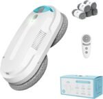 Smart Window Cleaning Robot with bidirectional ultrasonic Spray & 85ml Tank - Automatic Edge Detection, 2400-3200pa Strong Suction, Anti-Drop Protection for Effortless Cleaning - Image 5