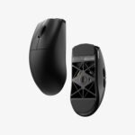 MelGeek Horus Lightweight Mouse, Wireless Gaming Mouse, 49g, 8K Polling, 30K DPI Sensor, 215 Hr Battery, 2.4G/USB-C, with Light Receiver, Fit for Medium and Large Hands - Black - Image 4