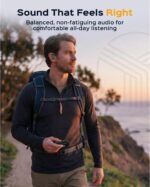 TREBLAB X4 – Waterproof Workout Headphones for Running & Gym - Silky Soft Secure Earhooks, 11H Battery, Physical Buttons, Noise Canceling Over-Ear Ear Hook Bluetooth Earbuds for Sports - Image 5