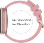 MorePro HM57 22mm Replacement Band, Classic Wrist Strap, Adjustable & Durable Sport Replacement for HM57 Fitness Trackers - Image 4