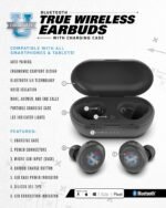 NCAA Michigan Wolverines True Wireless Earbuds, Team Color - Image 4