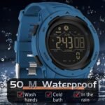 Digital Watch for Men with Pedometer Step Calorie Counter 5ATM Waterproof Military Tactical Stopwatch Countdown Alarm for Hiking and Running - Image 4