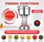 LEJIEYIN Electric herb Grinder 550g High Speed Electric Stainless Steel Spice Flour Mill Herb Grinder Powder Machine for Dry Food Grin - Image 3