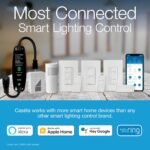 Lutron Caseta Original Smart Light Switch (Lutron Smart Hub Required), for Home, LED Lights, and Fans, 6 Amp, Single-Pole/3-Way, Neutral Required, PD-6ANS-WH, White - Image 5