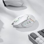 Redragon M690 PRO Wireless Gaming Mouse, 8000 DPI Wired/Wireless Gamer Mouse w/Rapid Fire Key, 8 Macro Buttons, Ergonomic Design for PC/Mac/Laptop, White - Image 3