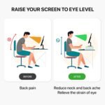 AMT Premium Acrylic Clear Monitor Riser Laptop/PC/Multimedia Monitor Stand for Home Office - Image 6