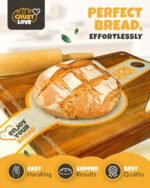 2 PCS Sourdough Silicone Bread Sling Round – Non-Stick Sourdough Sling & Baking Mat, Reusable & Easy to Clean, Heat Resistant to 480°F, Dough Mat for Artisan Bread Baking Supplies - Image 3
