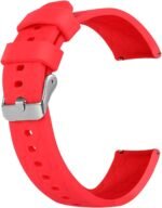 TenCloud 6-Pack Compatible with GRV FC1/FC5 Bands 19mm Smartwatch Veryfitpro for ID205L ID205S Replacement Breathable Lightweight Soft Silicone Wristbands - Image 4