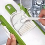 Safe Mandoline Slicer for Kitchen, Professional Vegetable Chopper With Container, Onion Chopper/Potato Slicer, More with 30+ Presets & Thickness Adjuster, Faster Food Chopper Gadgets - Green - Image 5