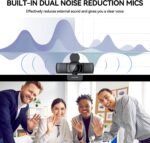 AUSDOM AF640 1080P Webcam with Microphone, 90°FOV USB PC Camera Webcam with Privacy Cover, Plug and Play Computer Camera for Online Calling/Conferencing, Zoom/Skype/YouTube, Laptop/PC - Image 4
