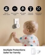 Remote Control Outlet Plug Switch, Buckle Design & Removable Wireless Light Switch, No Wiring Needed, 300 ft, 15A/1500W, Programmable, for Household Appliances - Image 3