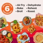 Instant Pot 4Qt Vortex 6-in-1 Mini Air Fryer, Custom Program Options, Air Fry, Broil, Roast, Dehydrate, Bake, Reheat, Black, 4 Quarts - Image 5
