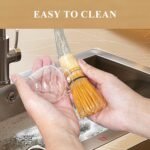 Matcha Whisk Set Glass, Matcha Making Kit Whisk (Chasen Holder), Glass Whisk Holder, Bamboo Scoop, Powder Starter Sifter, Spoon Japanese Tea Tools For Ceremony Gift - Image 6