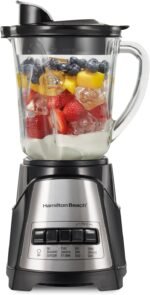 Hamilton Beach Air Fryer Countertop Toaster Oven, Stainless Steel & Power Elite Wave Action Blender, Stainless Steel Ice Sabre-Blades, Black (58148A) - Image 6